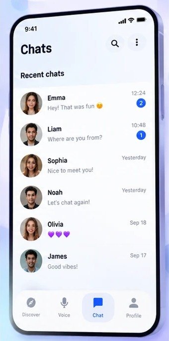 Chats screen